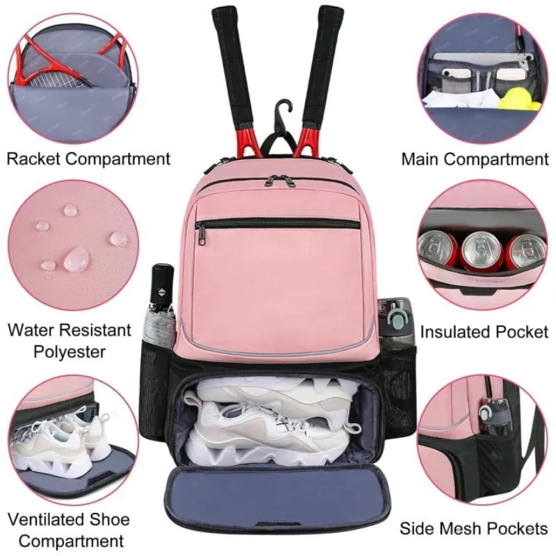Professional Tennis Racquet Backpack