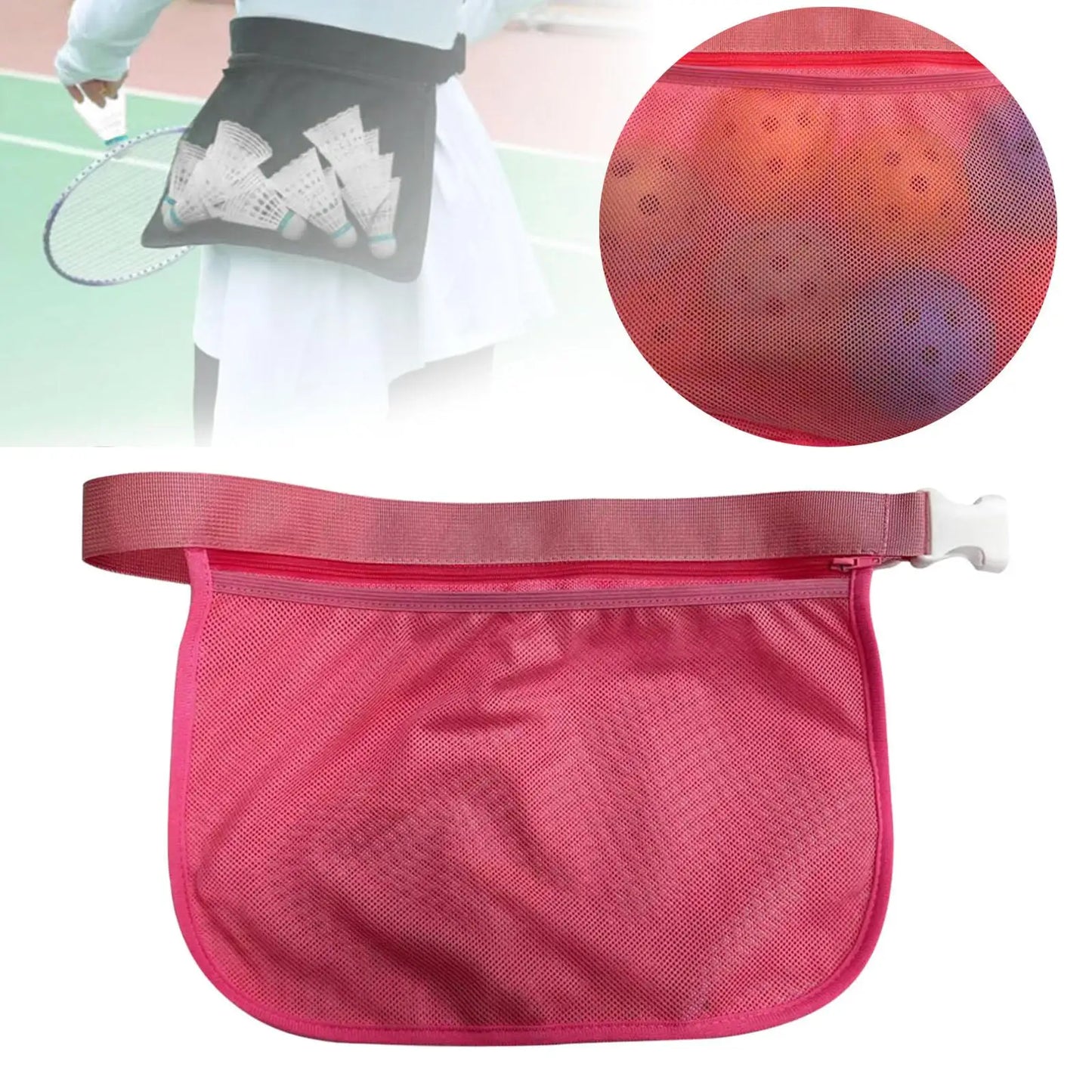 Tennis Ball Holder Waist Bag