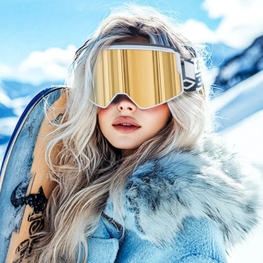 Double Layer Anti-Fog Ski Goggles