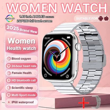 Women AI Smart Watch HRV+PPG for Health Monitor