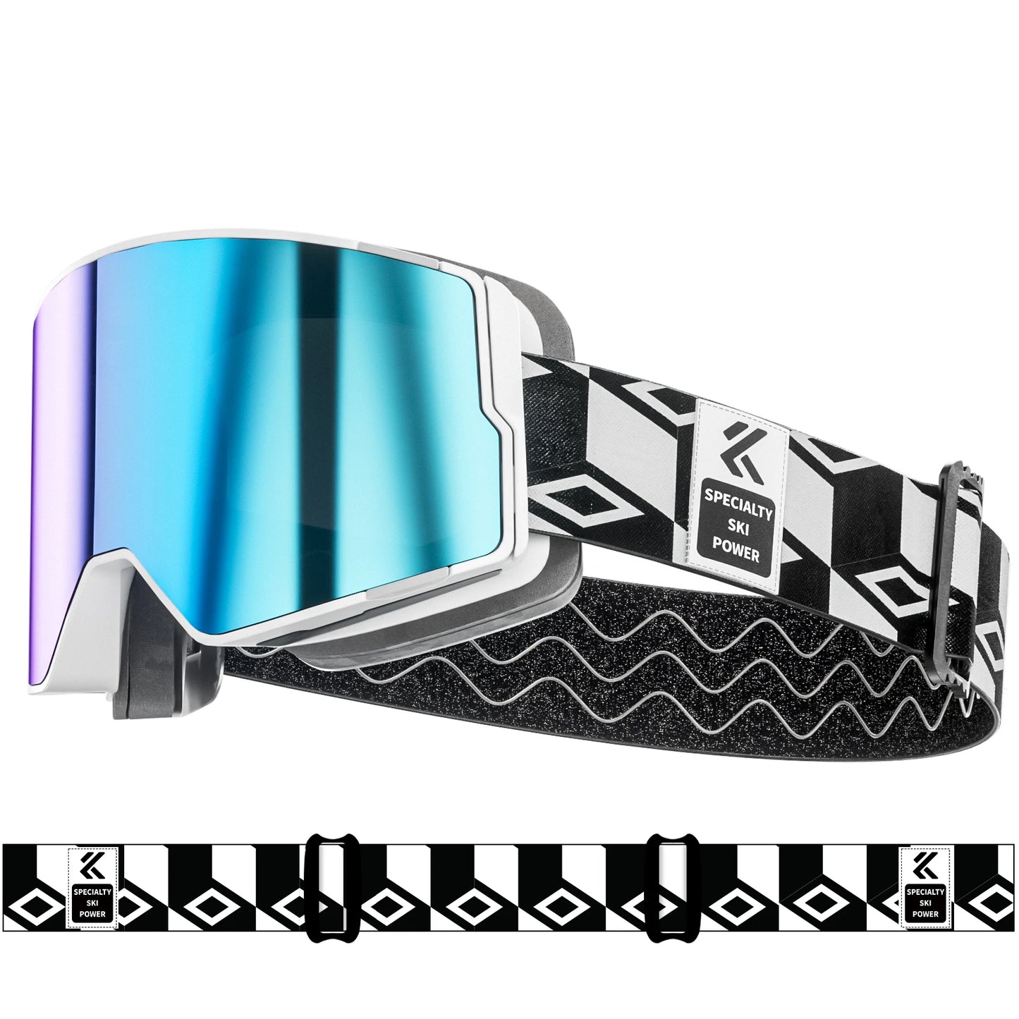 Double Layer Anti-Fog Ski Goggles