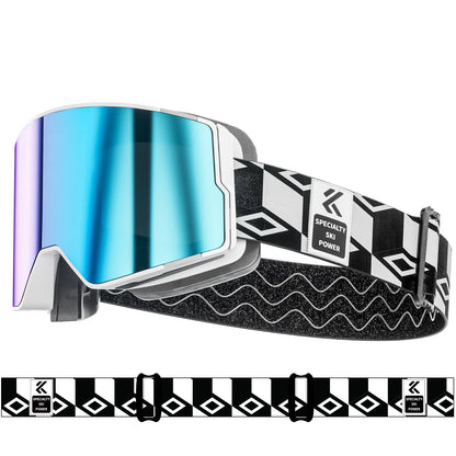Double Layer Anti-Fog Ski Goggles