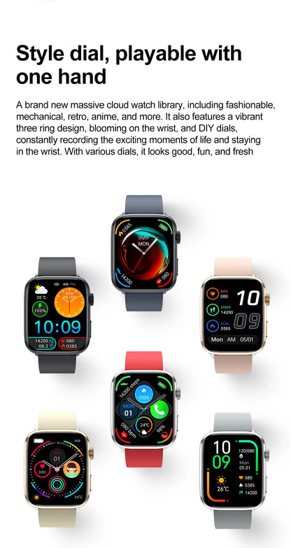 Women AI Smart Watch HRV+PPG for Health Monitor