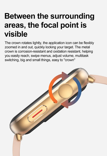 Women AI Smart Watch HRV+PPG for Health Monitor