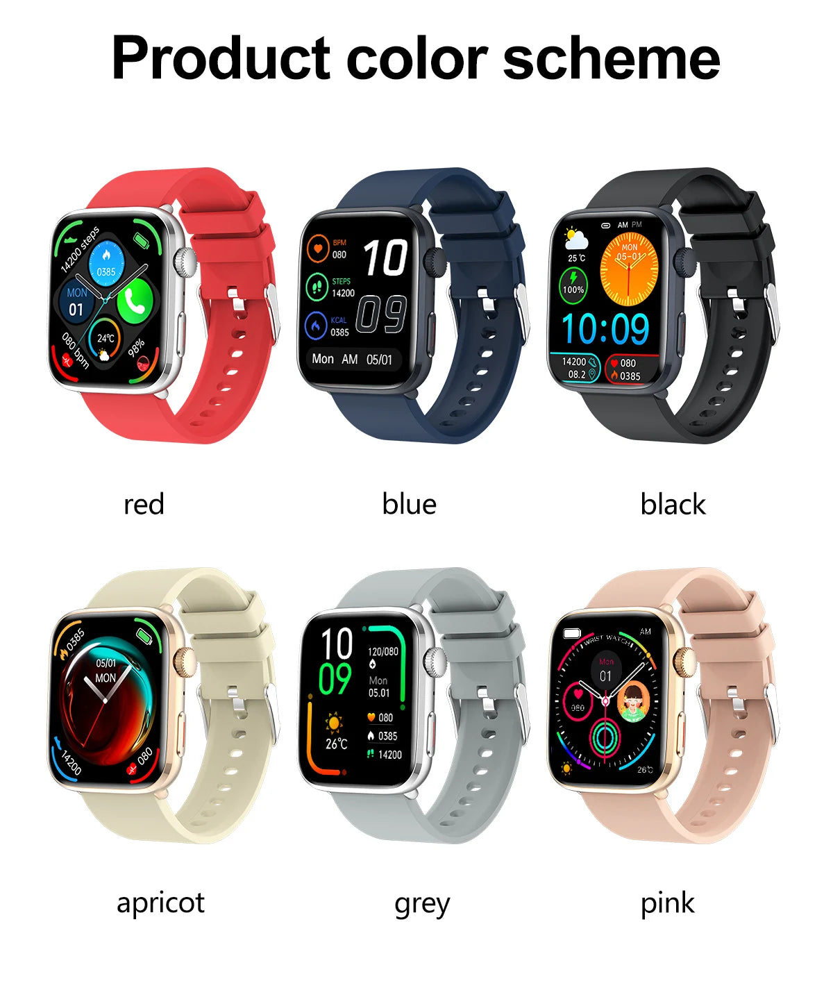 Women AI Smart Watch HRV+PPG for Health Monitor