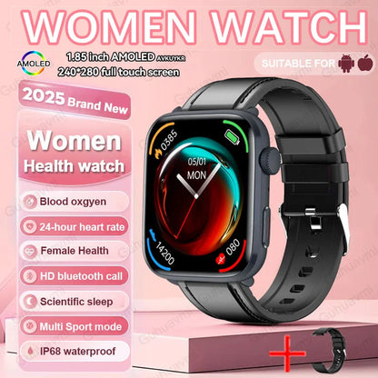 Women AI Smart Watch HRV+PPG for Health Monitor