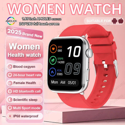 Women AI Smart Watch HRV+PPG for Health Monitor