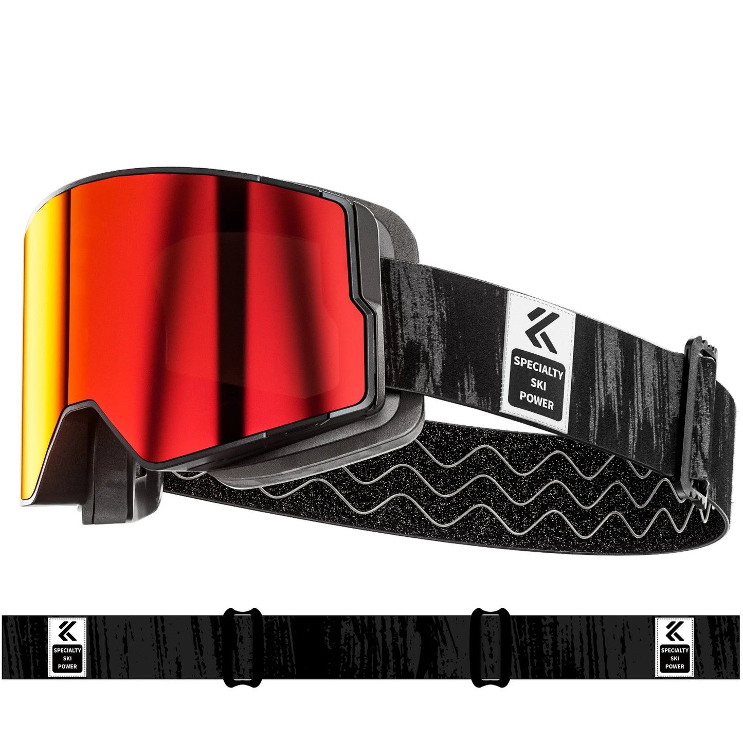Double Layer Anti-Fog Ski Goggles