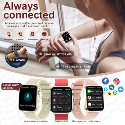 Women AI Smart Watch HRV+PPG for Health Monitor