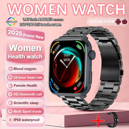 Women AI Smart Watch HRV+PPG for Health Monitor