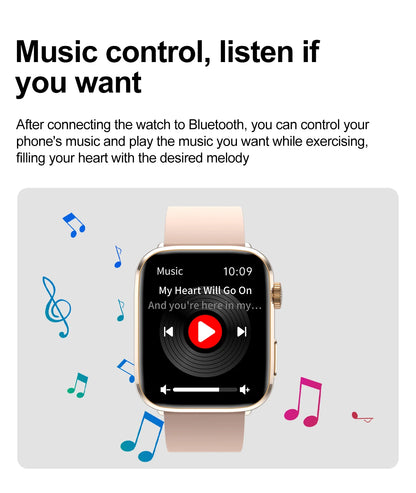 Women AI Smart Watch HRV+PPG for Health Monitor