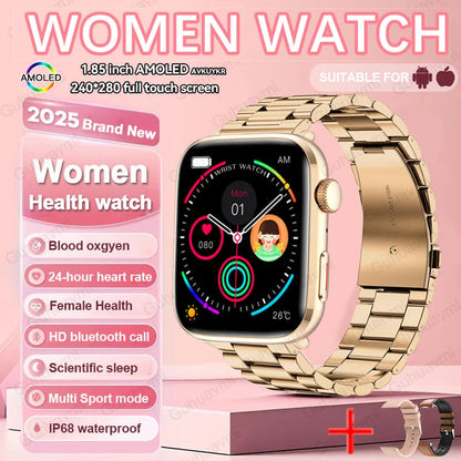 Women AI Smart Watch HRV+PPG for Health Monitor