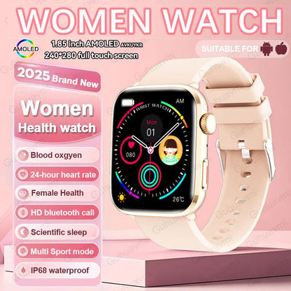 Women AI Smart Watch HRV+PPG for Health Monitor