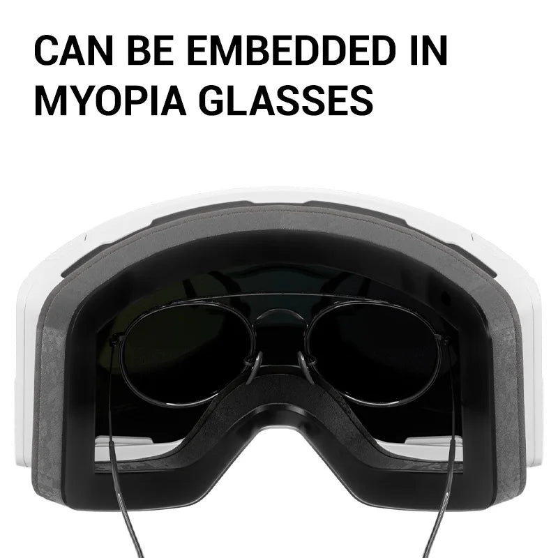 Double Layer Anti-Fog Ski Goggles