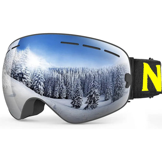 Double-Layer Anti-Fog Ski Goggles
