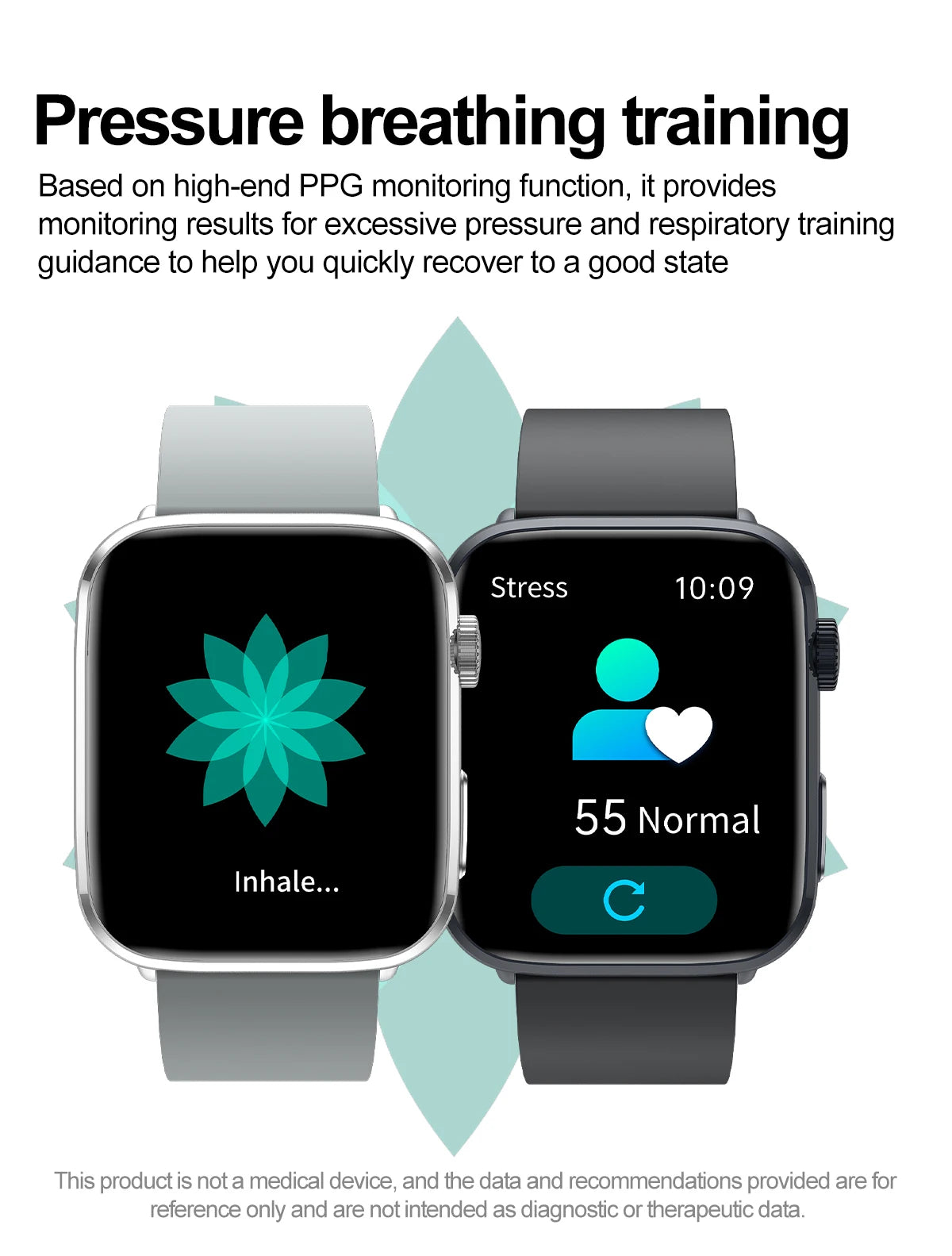 Women AI Smart Watch HRV+PPG for Health Monitor