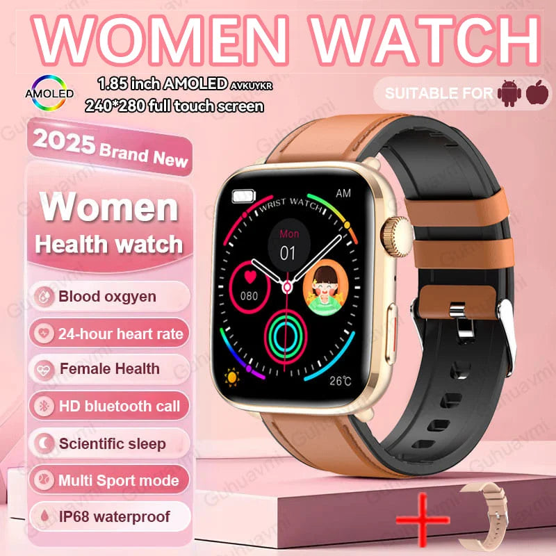 Women AI Smart Watch HRV+PPG for Health Monitor