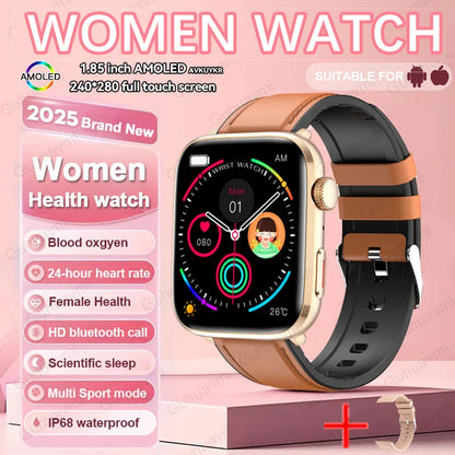 Women AI Smart Watch HRV+PPG for Health Monitor
