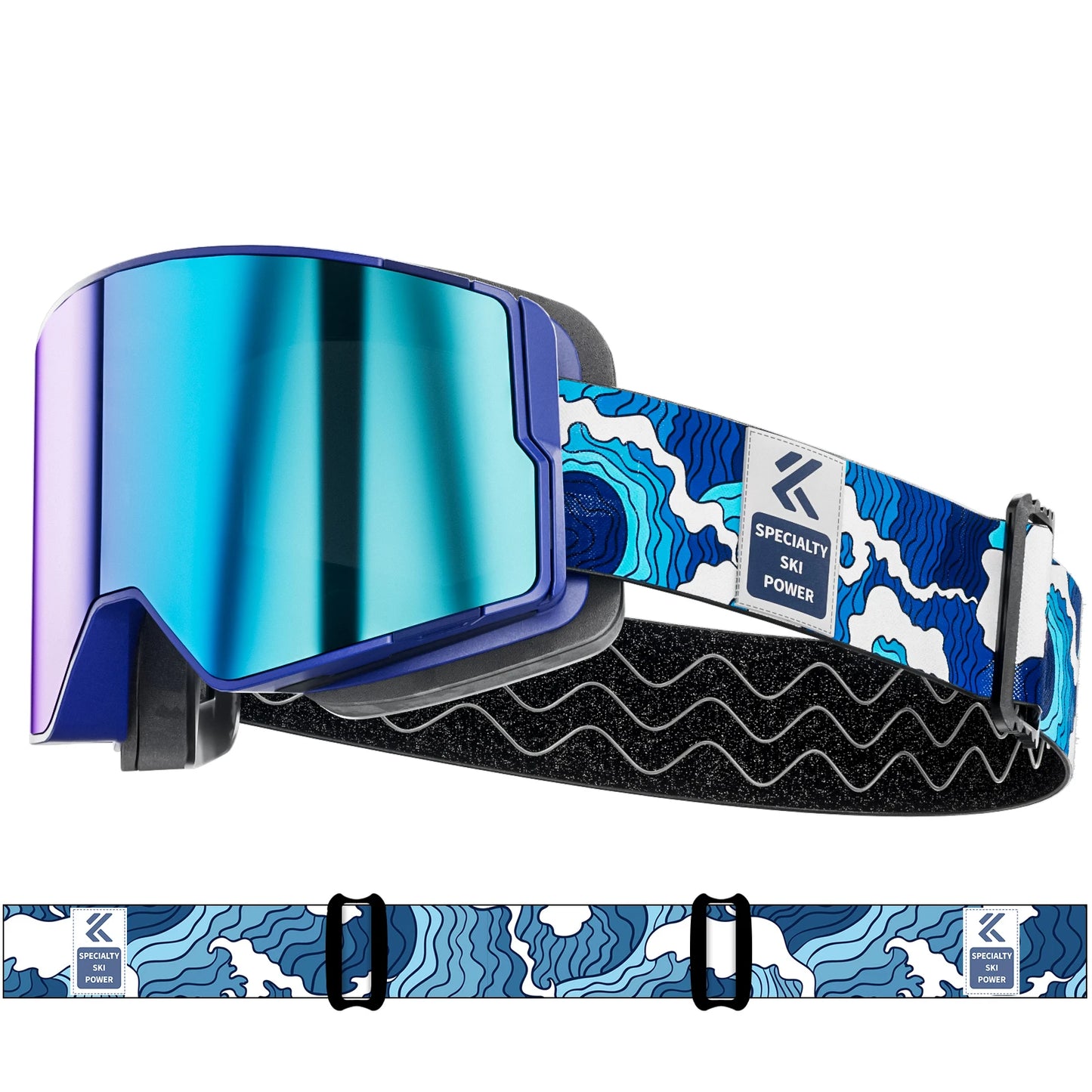 Double Layer Anti-Fog Ski Goggles