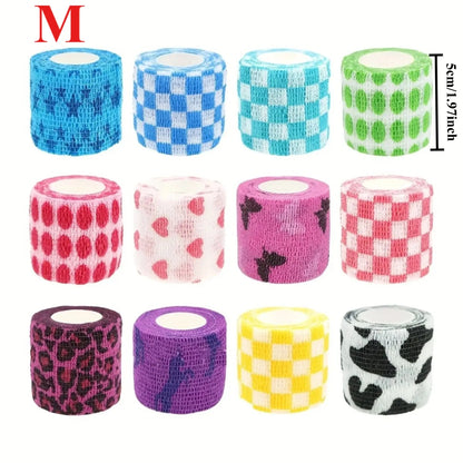 Colorful Self-Adhesive Elastic Bandage Wrap Set