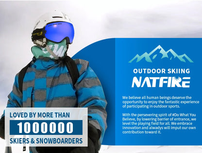 Double-Layer Anti-Fog Ski Goggles