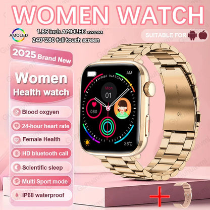Women AI Smart Watch HRV+PPG for Health Monitor
