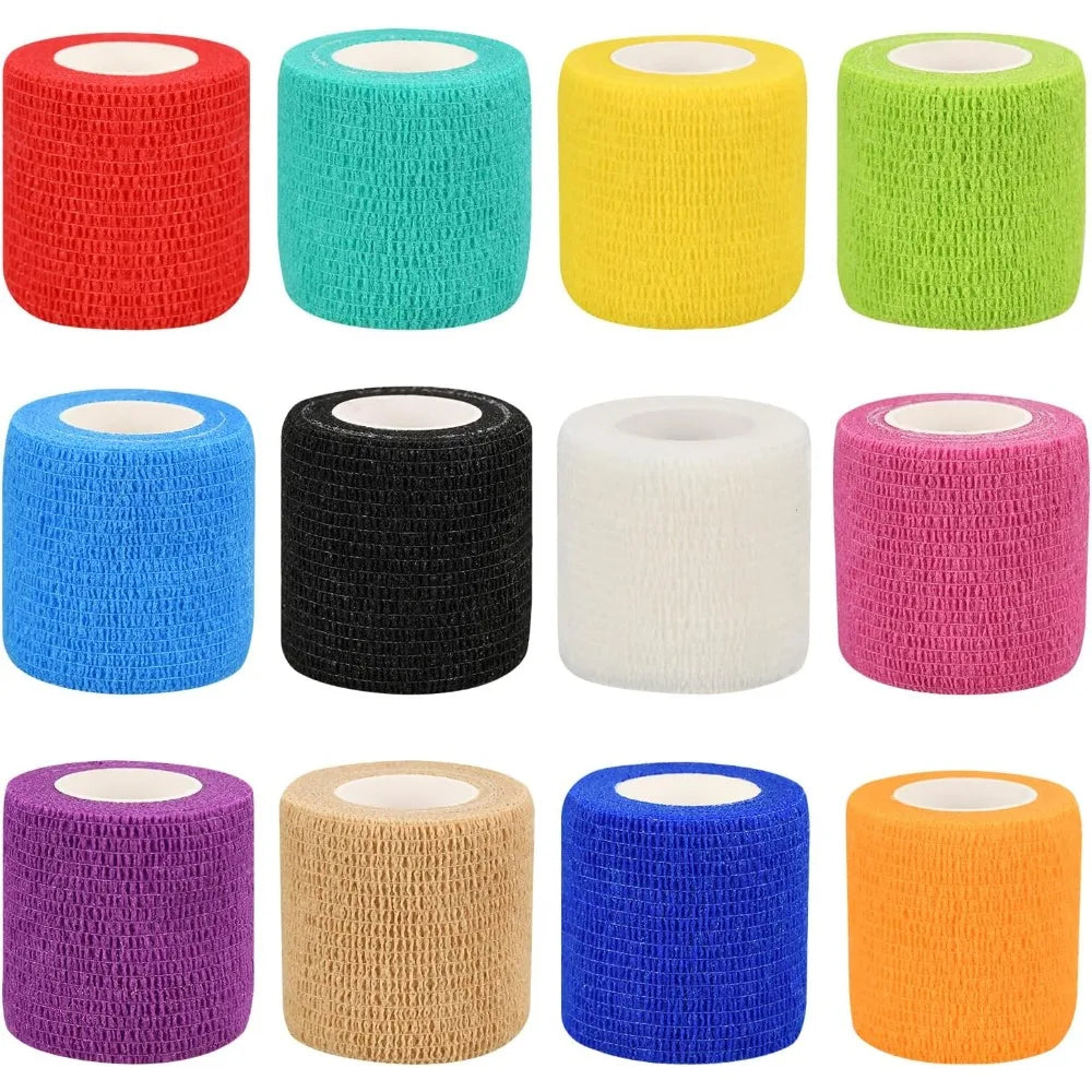 Colorful Self-Adhesive Elastic Bandage Wrap Set