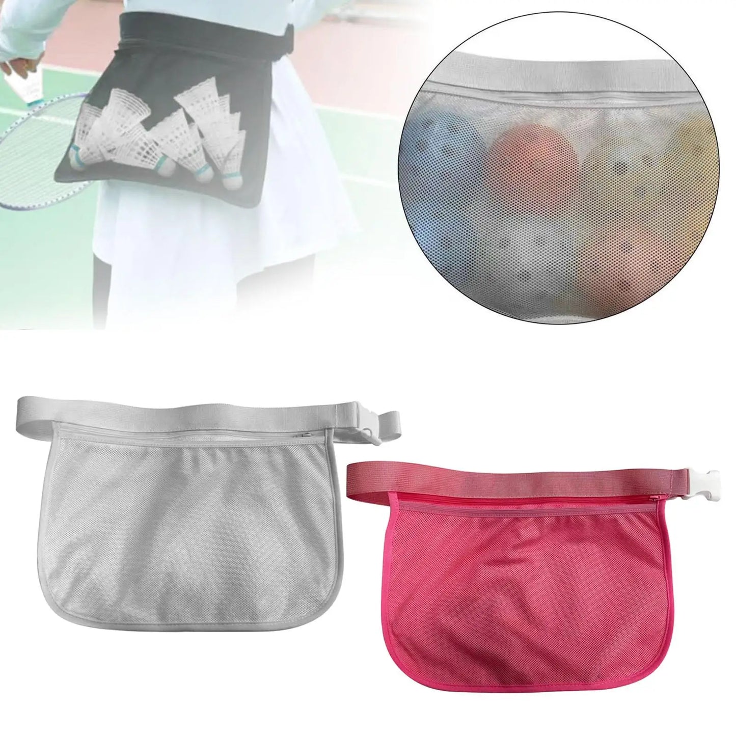 Tennis Ball Holder Waist Bag