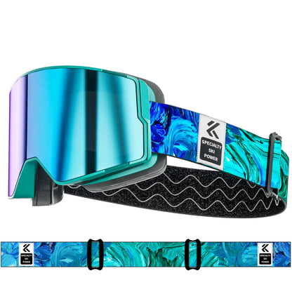Double Layer Anti-Fog Ski Goggles