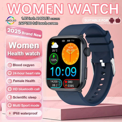 Women AI Smart Watch HRV+PPG for Health Monitor
