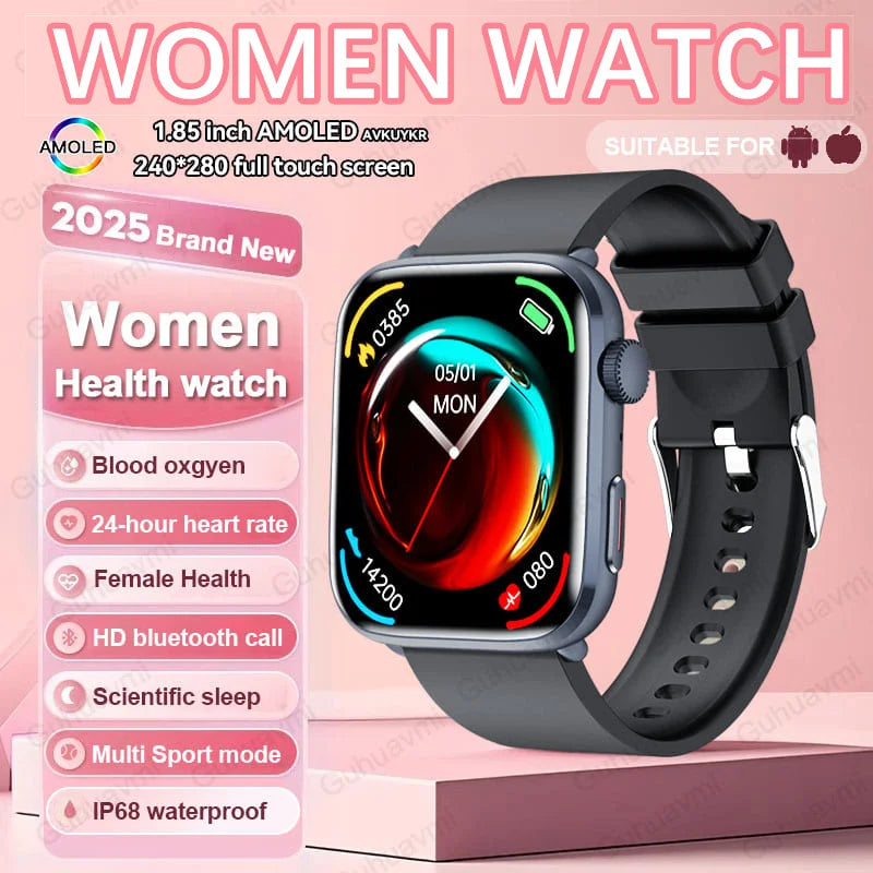 Women AI Smart Watch HRV+PPG for Health Monitor