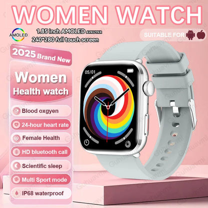 Women AI Smart Watch HRV+PPG for Health Monitor